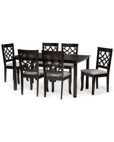BAXTON STUDIO DNU BAXTON STUDIO MAEL 7PC DINING SET