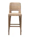 Baxton Studio Magy Modern Wood Bar Stool