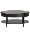 Baxton Studio Malinda Classic 1-drawer Coffee Table With Spindle Legs