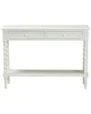 Baxton Studio Malinda Classic 2-drawer Console Table With Spindle Legs
