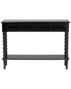 Baxton Studio Malinda Classic 2-drawer Console Table With Spindle Legs
