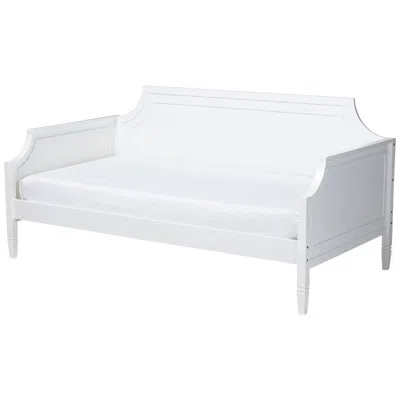Baxton Studio Mariana White Wood Twin Daybed