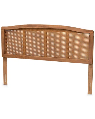 Baxton Studio Marieke Full Size Headboard In Brown