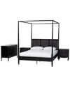 Baxton Studio Marisela 4pc Bedroom Set