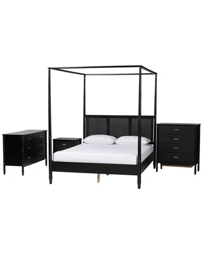 Baxton Studio Marisela 4pc Bedroom Set