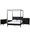Baxton Studio Marisela 4pc Bedroom Set