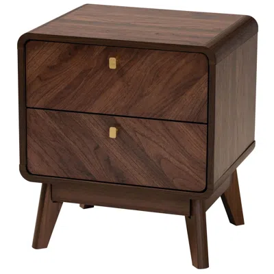 Baxton Studio Markell 2-drawer Nightstand