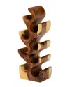 Baxton Studio Matana Suar Wood Wine Rack With 8-bottle Capacity In Brown