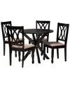 Baxton Studio Maya Modern 5pc Dining Set
