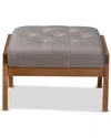Baxton Studio Naeva Footstool