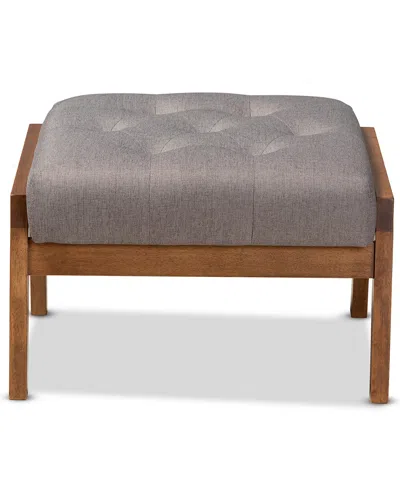 Baxton Studio Naeva Footstool