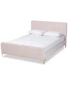 Baxton Studio Nam1 Full Platform Bed In Pink