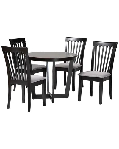 Baxton Studio Nellie Modern 5pc Dining Set