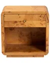 Baxton Studio Netra Contemporary 3-drawer Nightstand