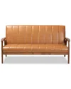 Baxton Studio Nikko Sofa In Tan