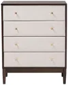 Baxton Studio Nikolai Mid-century 4-drawer Chest