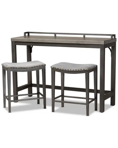 Baxton Studio Noll 3pc Multipurpose Counter Table Set