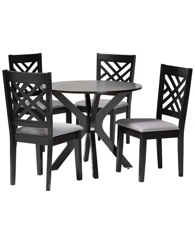 BAXTON STUDIO BAXTON STUDIO NORAH MODERN 5PC DINING SET