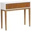 Baxton Studio Odile Mid-century Modern 1-drawer Console Table In Multi
