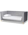 Baxton Studio Oksana Twin Daybed In Grey