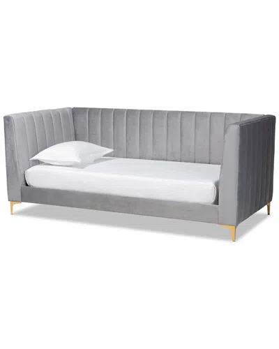 Baxton Studio Oksana Twin Daybed In Grey
