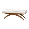 Baxton Studio Orella Japandi Boucle Bench