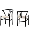 Baxton Studio Paxton Modern 2-piece Dining Chair Set