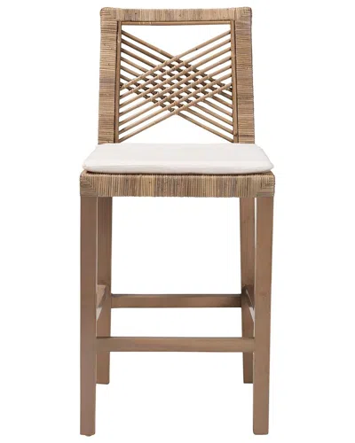 Baxton Studio Poltak Modern Bohemian Grey Natural