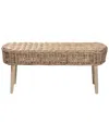 Baxton Studio Raisa Modern Wood Accent Bench
