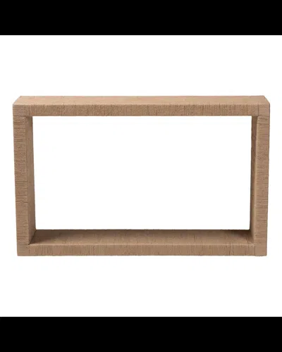 BAXTON STUDIO BAXTON STUDIO RAJIYA HANDWOVEN JUTE CONSOLE TABLE