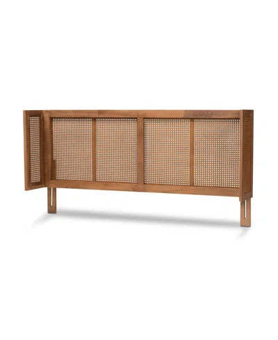 Baxton Studio Rina Headboard In Brown