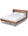 Baxton Studio Rina King Size Platform Bed In Multi