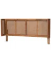 Baxton Studio Rina King Size Wrap-around Headboard