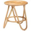 Baxton Studio Rinjani Rattan End Table In Brown