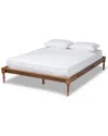 Baxton Studio Romy Full Size Bed Frame In Brown