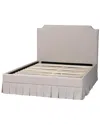 Baxton Studio Ronelyn Platform Bed In Gray