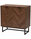 Baxton Studio Sadia Modern Storage Cabinet In Brown