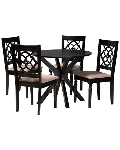 Baxton Studio Sadie Modern 5pc Dining Set