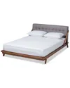 Baxton Studio Sante Queen Size Platform Bed