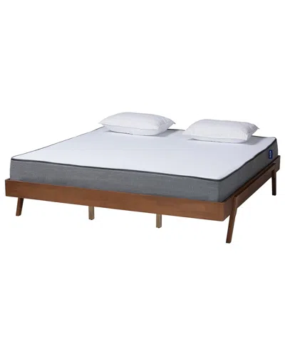 Baxton Studio Sarita Mid-century Modern Bed Frame