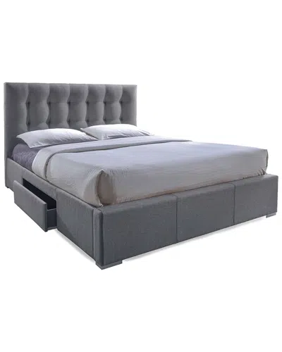 Baxton Studio Sarter Storage Queen Bed