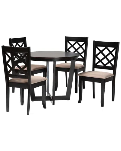 Baxton Studio Selby Modern 5pc Dining Set