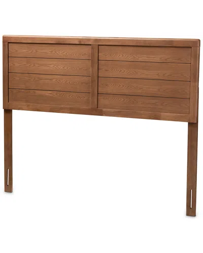 Baxton Studio Seren Full Size Headboard In Brown