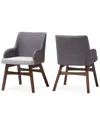 Baxton Studio Set Of 2 Monte Armchairs