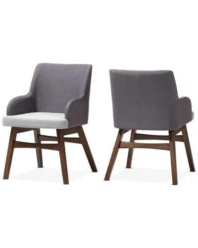 Baxton Studio Set Of 2 Monte Armchairs