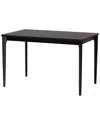 Baxton Studio Sherwin Mid-century Modern Dining Table In Black