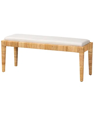 Baxton Studio Sofia Modern Bohemian Natural Brown