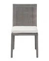 Baxton Studio Sofia Rattan Dining Chair With Cushion In Multi