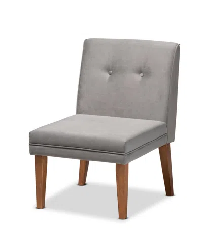 Baxton Studio Stewart 27" Wood Mid-century Dining Chair