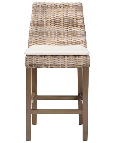 Baxton Studio Toby Modern Bohemian Grey Kubu Ratta